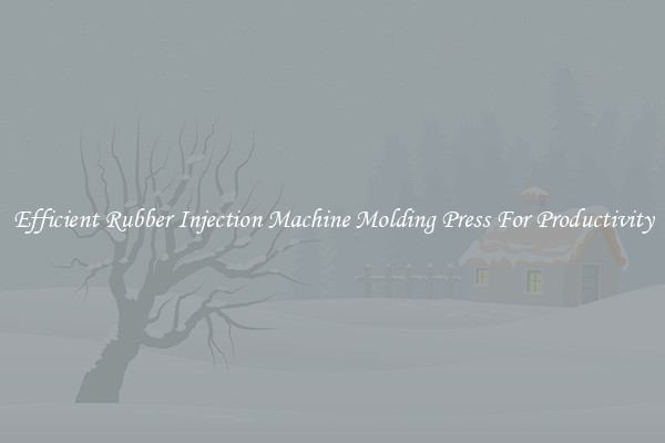Efficient Rubber Injection Machine Molding Press For Productivity