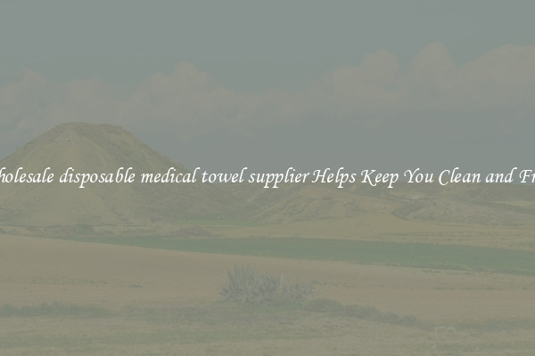 Wholesale disposable medical towel supplier Helps Keep You Clean and Fresh