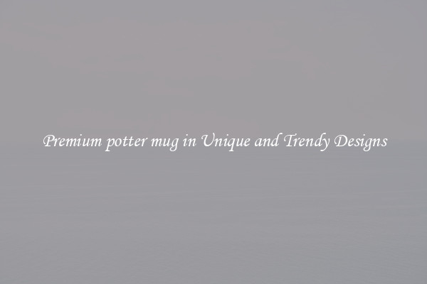 Premium potter mug in Unique and Trendy Designs