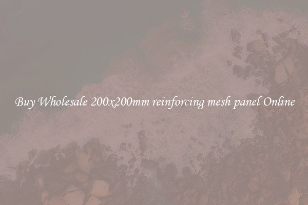 Buy Wholesale 200x200mm reinforcing mesh panel Online